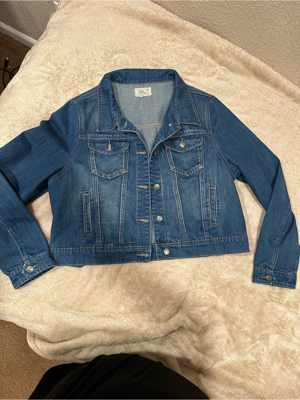 Blue Denim Jacket - Classic Women's Jean Jacket